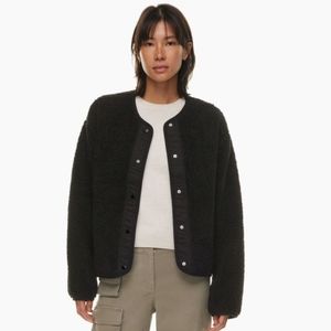 Wilfred Sherpa Liner Jacket Black